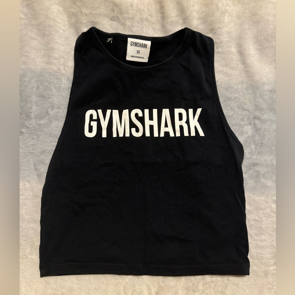 Gymshark Black Crop Top